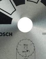 Bosch Accessories Standard 2609256B55 Cirkelzaagblad 165 x 20 mm Aantal tanden: 24 1 stuk(s) - thumbnail