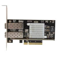 .com 10G Network Card - 2x 10G Open SFP+ Multimode LC Fiber Connector - Intel 82599 Chip - Gigabit Ethernet Card (PEX20000SFPI) - Netwerkadapter - PCIe 2.0 x4 laag profiel - 10 GigE - thumbnail