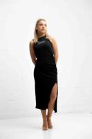 Off The Pitch WMNS Rib Dress Dames Zwart - Maat XS - Kleur: Zwart | Soccerfanshop - thumbnail
