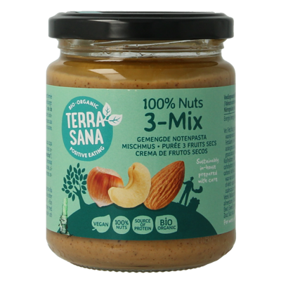 3- mix notenpasta (zonder pinda) - 250 gram