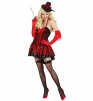 Burlesque meisje kostuum - thumbnail