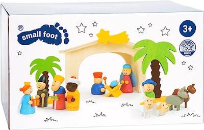 Small Foot houten kerststal speelset, 15dlg.