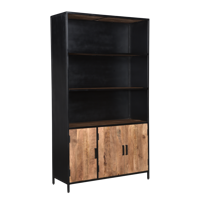 Livingfurn Opbergkast 'Sturdy' Mangohout, 200 x 120cm - thumbnail