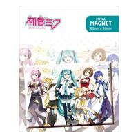 Hatsune Miku Fridge Magnet Hatsune Miku And Friends - thumbnail