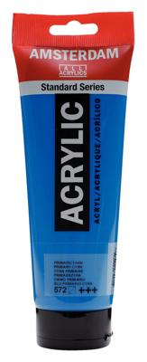 Royal Talens Amsterdam Standard Series Acrylverf Tube 250 ml - Primaircyaan 572