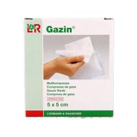 Lohmann & Rauscher Gazin Gaaskompres 5x5cm - thumbnail