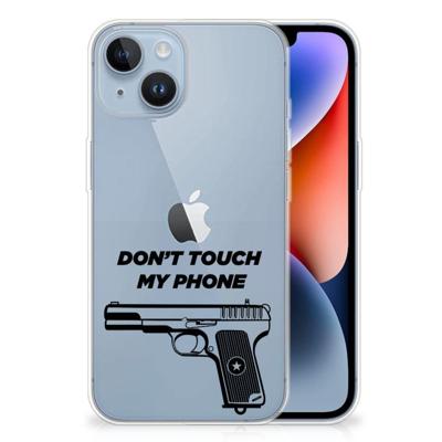 Apple iPhone 14 Silicone-hoesje Pistol DTMP Apple iPhone 14 Silicone-hoesje Pistol DTMP
