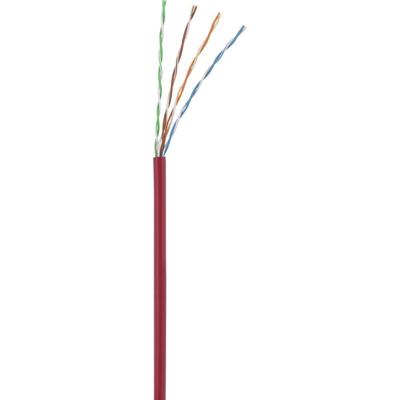 Renkforce RF-5043840 RJ45 Netwerkkabel, patchkabel CAT 5e U/UTP 1.00 m Rood Snagless 1 stuk(s)