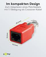 goobay Adapter RJ45 Cat.5 Crossover - thumbnail