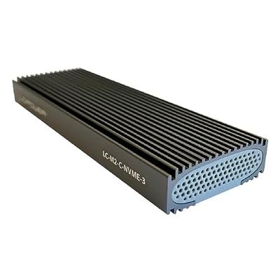 LC-Power LC-M2-C-NVME-3 behuizing voor opslagstations SDD-behuizing Zwart M.2