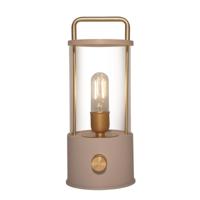 Portable lantaarn 25x11 cm zand Anna's Collection - Annas collection - thumbnail