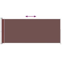 VidaXL Tuinscherm uittrekbaar 200x500 cm bruin - thumbnail