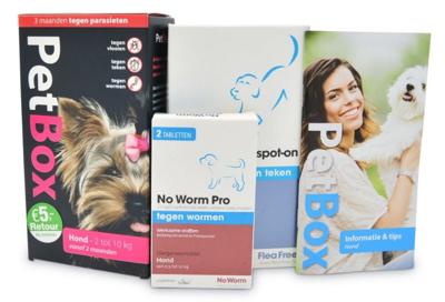 PetBox hond tegen vlooien, teken, wormen Hond - 2 tot 10 kg - thumbnail