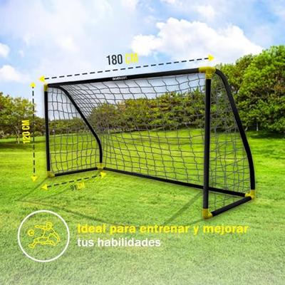 Opvouwbare Doelpalen Ociotrends 180 x 91 x 120 cm Zwart (Zwart)