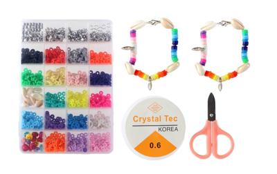 Kralenset 24 soorten kralen in pvc box Kralenset 24 soorten kralen in pvc box