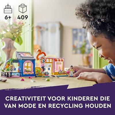 LEGO friends 42614 vintage kledingwinkel - thumbnail