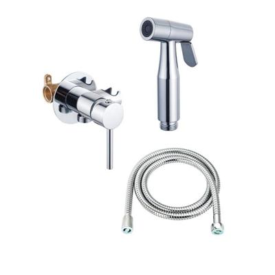 Fortifura Calvi Mengkraan Bidetset - handdouchehouder -100cm doucheslang - bidet handdouche - chroom SW1236928/SW1212632/SW970015 Fortifura Calvi Mengkraan Bidetset - handdouchehouder -100cm doucheslang - bidet handdouche - chroom SW1236928/SW1212632/SW970015