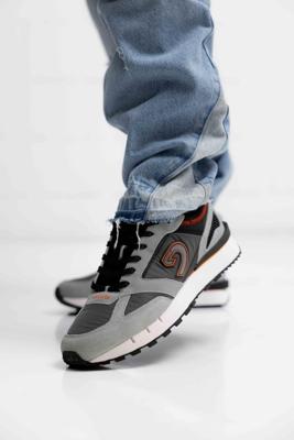 Cruyff Altius Sneakers Heren Grijs/Zwart - Maat 42 - Kleur: ZwartGrijs | Soccerfanshop