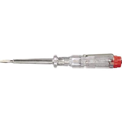 Wiha sb2553 spanningszoeker 220-250 volt sleufkop transparant, met clip in blister 3.0 mm - 32201
