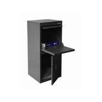 Pakketbrievenbus Logixbox Frontbox DeLuxe - grijs - thumbnail