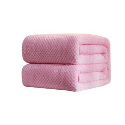 Verdiken effen kleur mesh ananas Flanel deken koraal fleece airconditioning sofa cover winter warme lakens gemakkelijk wassen Faux Fur dekens grootte