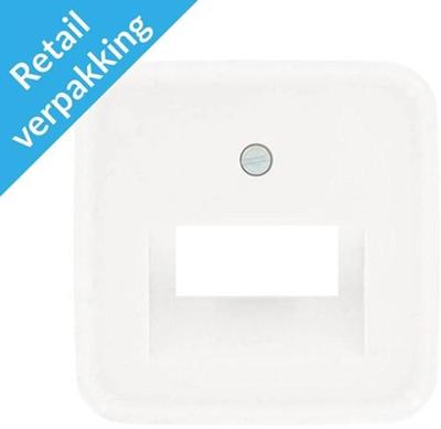 Busch Jaeger wit afdekplaat utp dubbel - 4695580