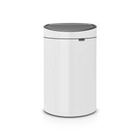 Brabantia touch bin afvalemmer 40 liter white - thumbnail