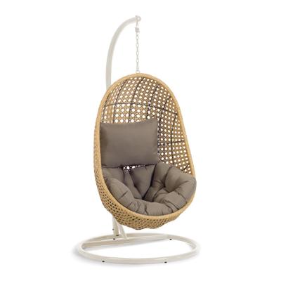Kave Home Hangstoel met standaard 'Cira' kleur Naturel/Beige