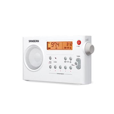 Sangean PR-D7 Transistorradio VHF (FM), Middengolf Wit
