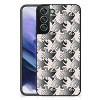 Samsung Galaxy S22 Plus Dierenprint Telefoonhoesje Salamander Grey - thumbnail