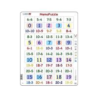 Selecta Larsen memopuzzel - aftrekken met getallen van 0-20, 40st. - thumbnail