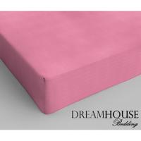 Dreamhouse - Dreamhouse Katoen Hoeslaken - Roze - 90 x 220 - thumbnail