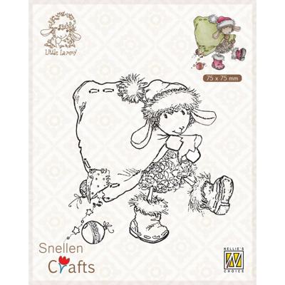 Nellie's Choice • little lammy clear stamps santa lammy