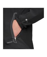 adidas Tiro 25 Vis Tech Competition Hooded Trainingsjack Zwart Donkergrijs - thumbnail