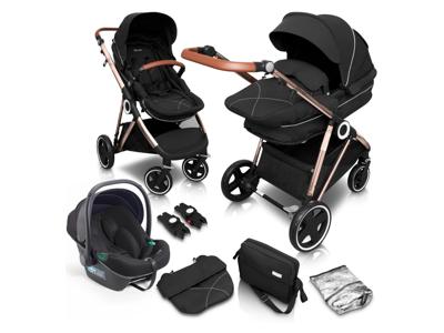 BabyGO Kinderwagen Halime AIR (goud zwart)