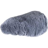 Grijze schapenvacht fietszadelhoes - thumbnail