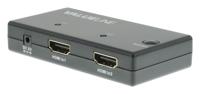 2-poorts HDMI-schakelaar zwart 3D Full HD - thumbnail