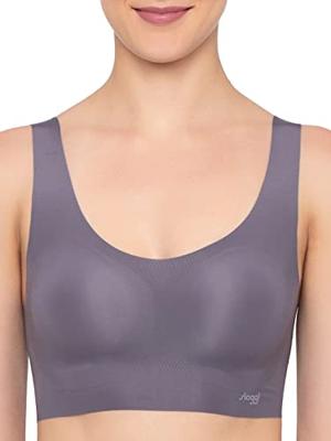 Zero Feel Top met vulling - naadloze bh zonder sluiting - Comfort bh - M - Grijs - M