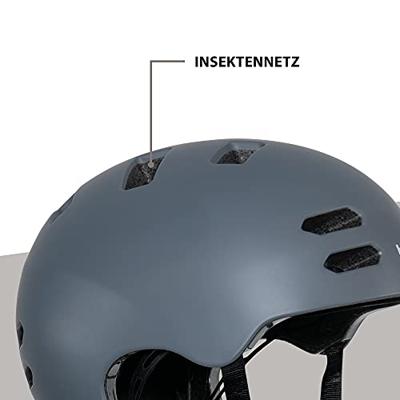 Hudora skaterhelm allround grafiet, maat s (53-55cm)