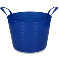 Emmer V-Trug Flexi blauw 40 l - thumbnail