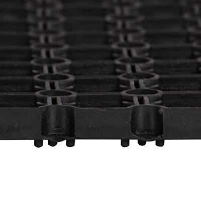 VidaXL Rubbermat 16 mm 100x200 cm