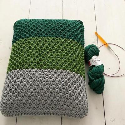 Haakpakket byClaire Urban Green kussen