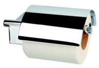Geesa Nexx Toiletrolhouder met klep Chroom 91750802 - thumbnail
