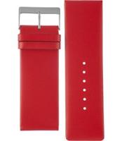 Horlogeband Danish Design IV14Q1009 Leder Rood 30mm - thumbnail