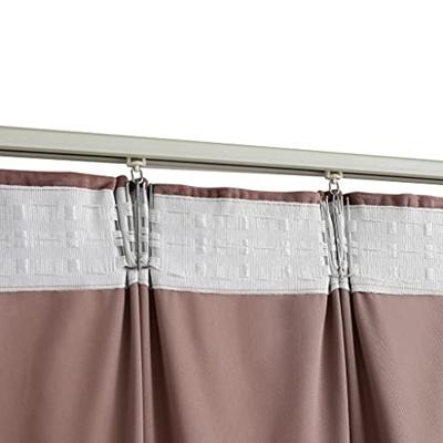 VidaXL Gordijn verduisterend met haken 290x245 cm fluweel antiekroze