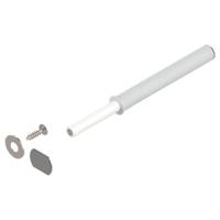Blum Set TIP-ON "lange versie" met diepteverstelling incl. kleefplaat, schroefplaat en schroef Kleur: zijdewit - thumbnail