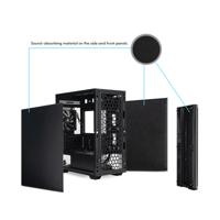 Chieftec AZ-01B-OP Mini-tower PC-behuizing Zwart - thumbnail