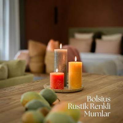 Stompkaars Delicate Red 80/68 rustiek Bolsius - Bolsius Stompkaars Delicate Red 80/68 rustiek Bolsius - Bolsius