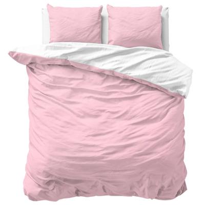 Sleeptime Twin Face Roze/Wit 140 x 200/220 cm