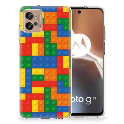 Motorola Moto G32 | TPU bumper | Blokken Motorola Moto G32 | TPU bumper | Blokken